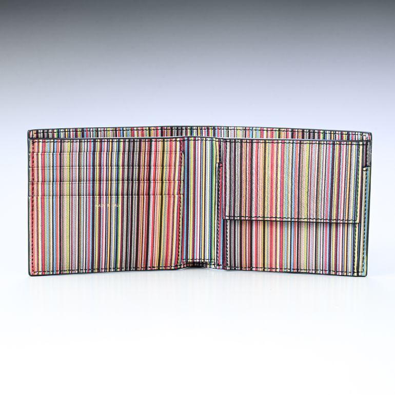 Paul Smith ポールスミス 財布 メンズ 二つ折り財布 小銭入れ付き 