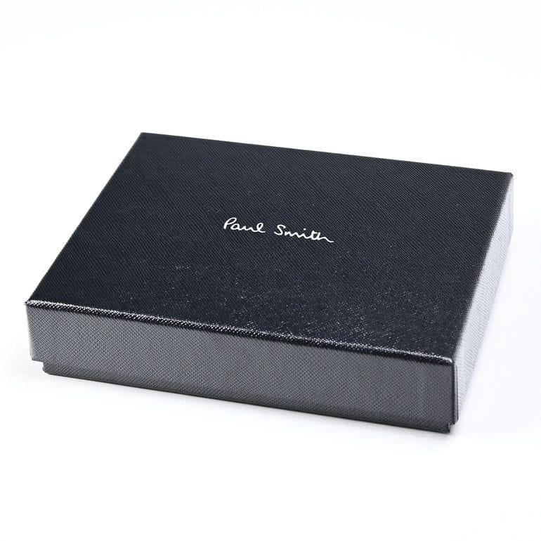 Paul Smith ポールスミス 二つ折財布 グレー マルチカラー イタリア製 Paul Smith ポールスミス 二つ折財布 グレー マルチカラー