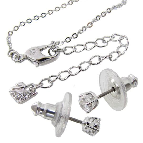 SWAROVSKI（スワロフスキー） ネックレス ピアス セット Attract