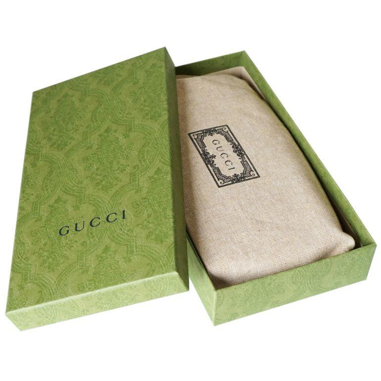 GUCCI（グッチ） 長財布 ラウンドファスナー メンズ メタル ビー 
