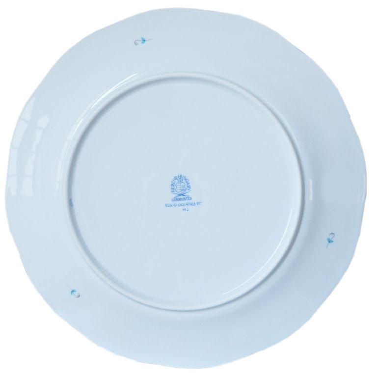 ヘレンド プレート アポニーターコイズ プラチナ 25cm 皿 524000 ATQ3-PT 00524000-ATQ3-PTの画像