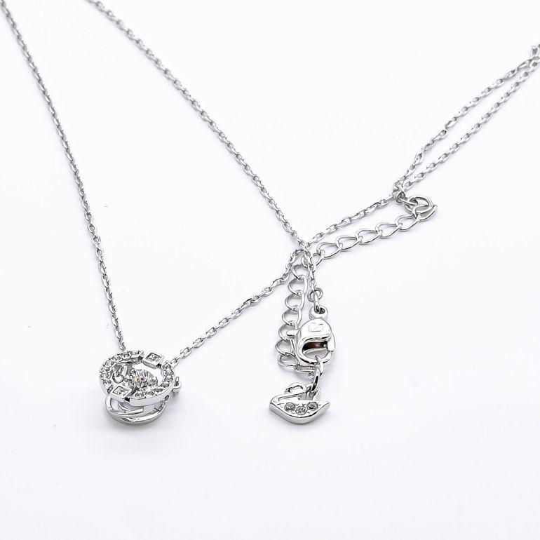 スワロフスキー SWAROVSKI ネックレス ペンダント レディース SPARKLING DANCE スパークリング ダンス シルバー クリア 5286137｜alevelshop｜02