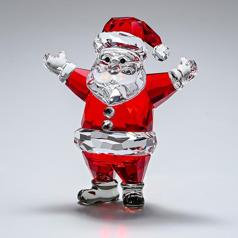 SWAROVSKI スワロフスキー クリスタルフィギュア サンタクロース SANTA  