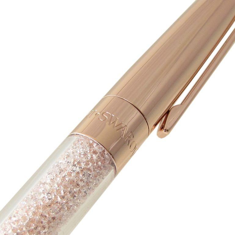 スワロフスキー ボールペン Crystalline Stardust ボールペン ローズゴールド クリア 名入れ有料可 メール便可275円 名入れ別売り A Level エイレベル 通販 Yahoo ショッピング