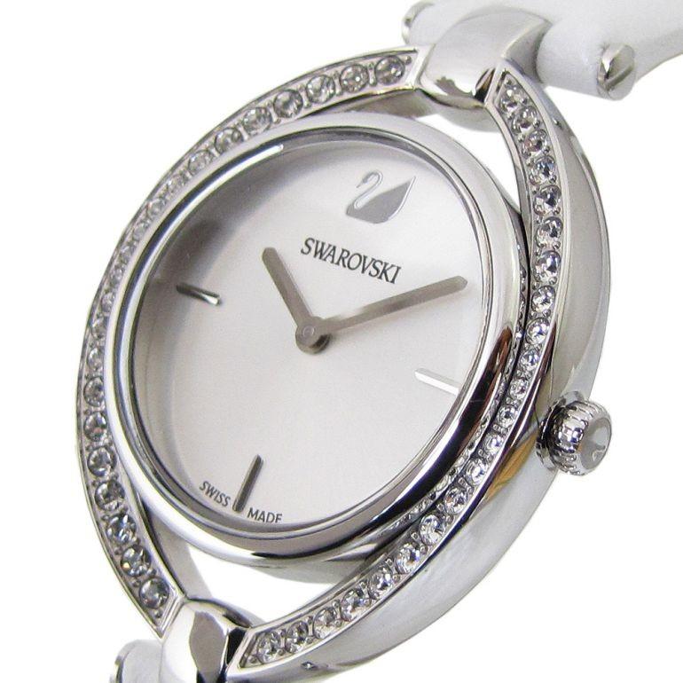スワロフスキー 腕時計 レディース Stella ウォッチ ホワイト シルバー 