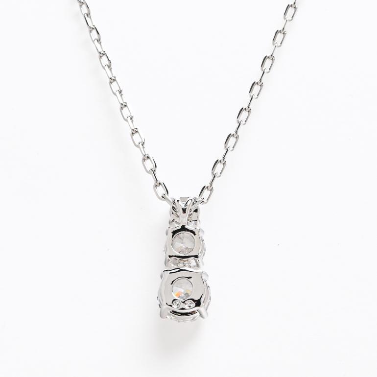 スワロフスキー SWAROVSKI ネックレス ペンダント レディース ATTRACT TRILOGY ROUND シルバー 5414970の画像