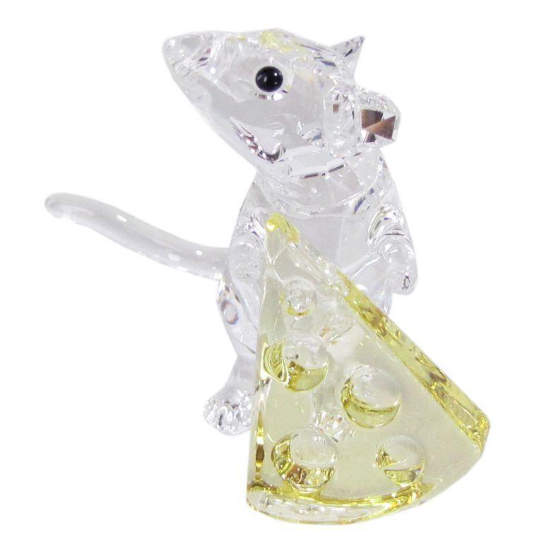 SWAROVSKI スワロフスキー クリスタルフィギュア ネズミとチーズ SWAROVSKI スワロフスキー クリスタルフィギュア ネズミとチーズ
