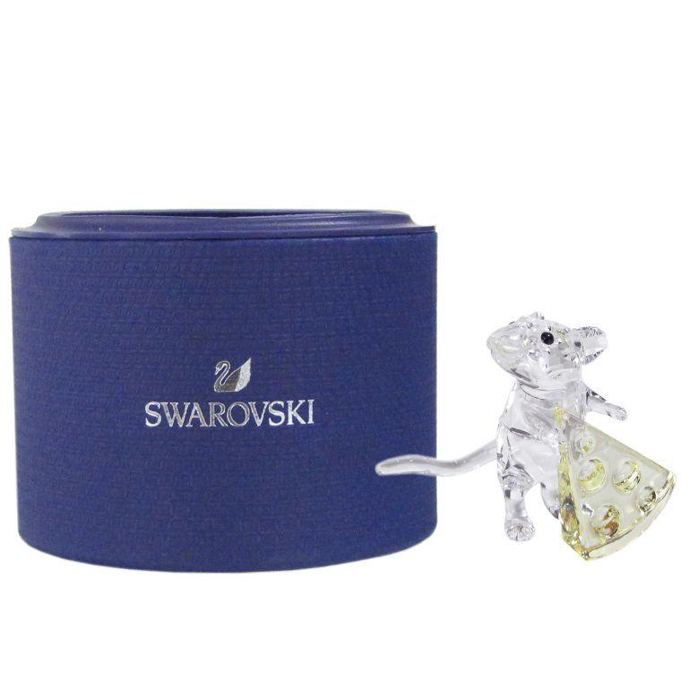 SWAROVSKI スワロフスキー クリスタルフィギュア ネズミとチーズ SWAROVSKI スワロフスキー クリスタルフィギュア ネズミとチーズ