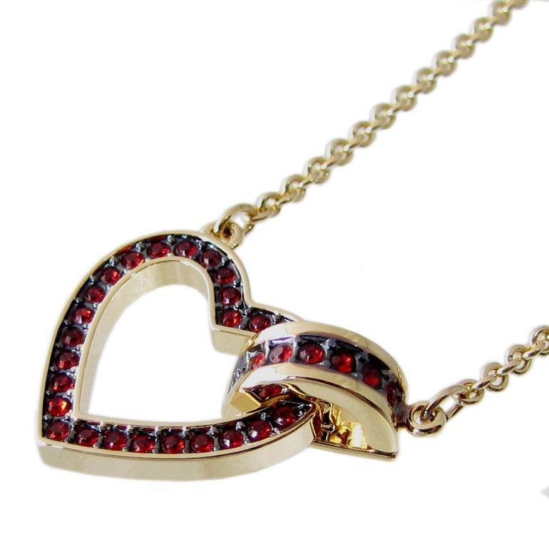 SWAROVSKI（スワロフスキー） ネックレス ペンダント LOVELY レッド 