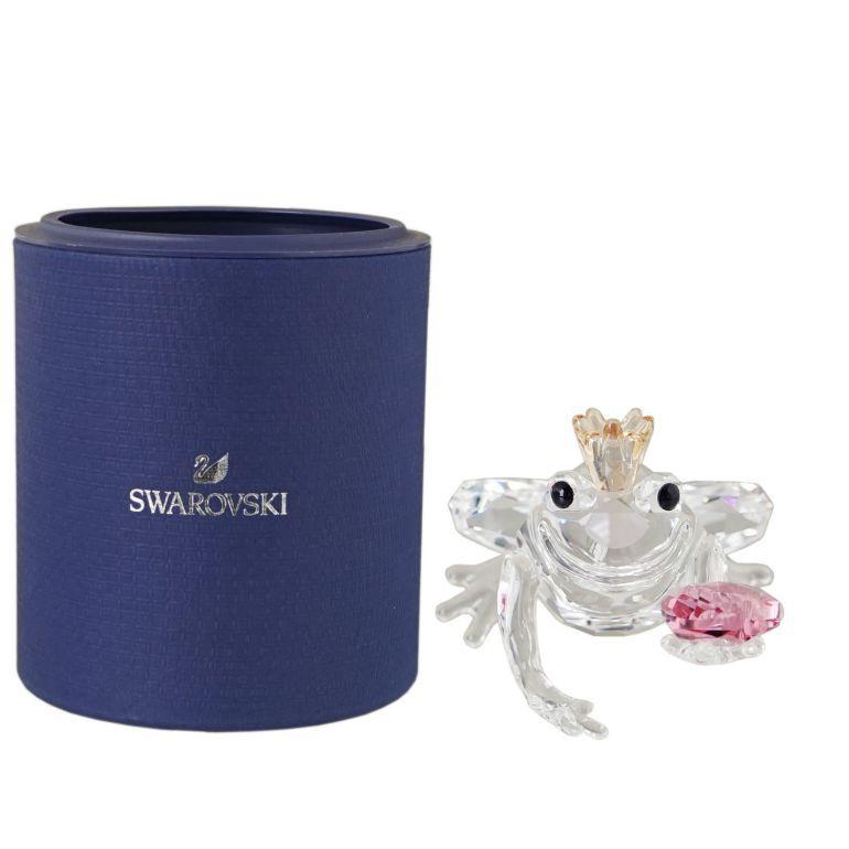 SWAROVSKI スワロフスキー クリスタルフィギュア カエルの王子様 SWAROVSKI スワロフスキー クリスタルフィギュア カエルの王子様