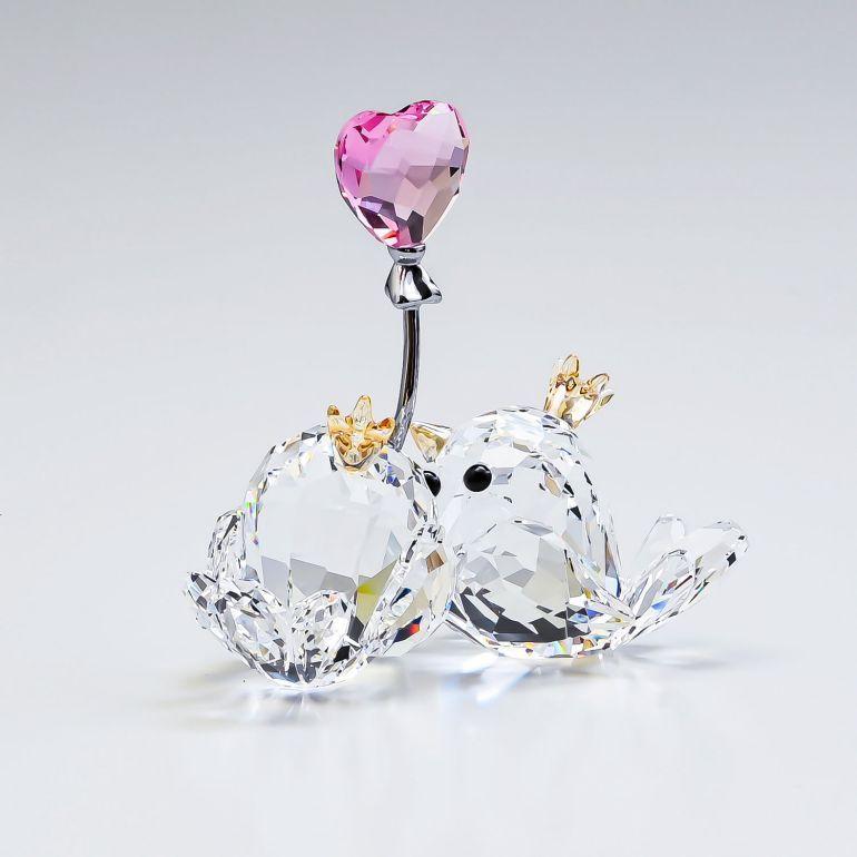 SWAROVSKI（スワロフスキー） クリスタルフィギュア ラブバード