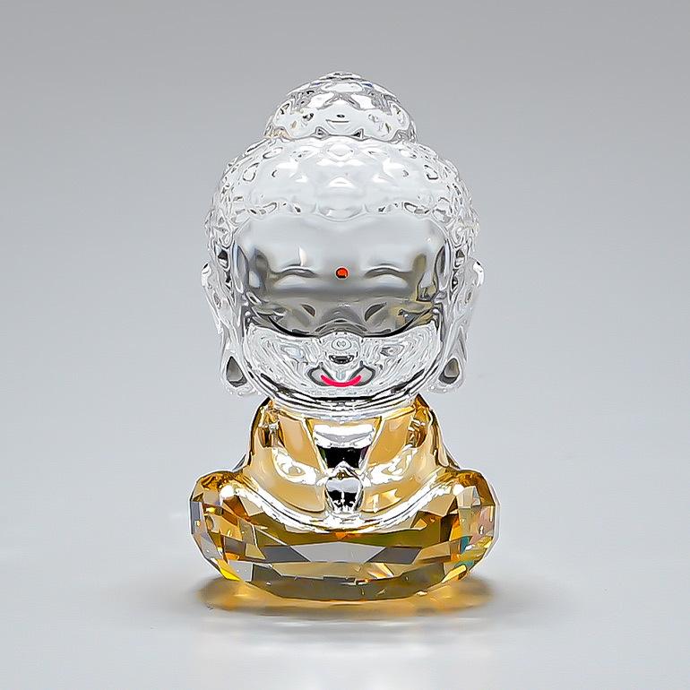 SWAROVSKI スワロフスキー クリスタルフィギュア キュートブッダ 