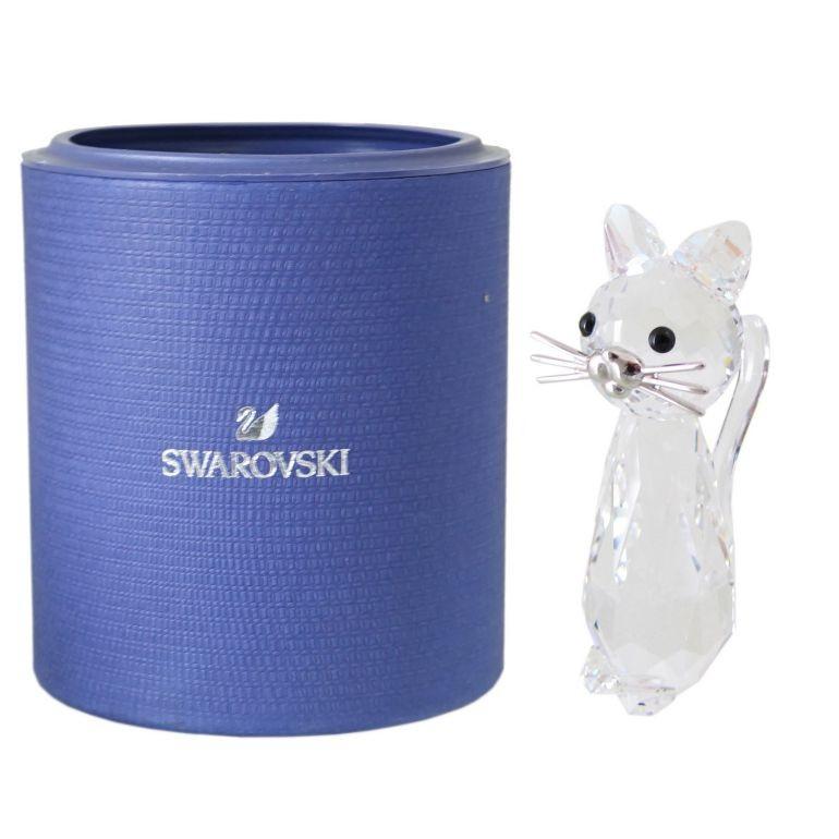 スワロフスキー Swarovski フィギュリン Replicas レプリカネコ 猫 フィギュア オブジェ 置物 A Level エイレベル 通販 Yahoo ショッピング