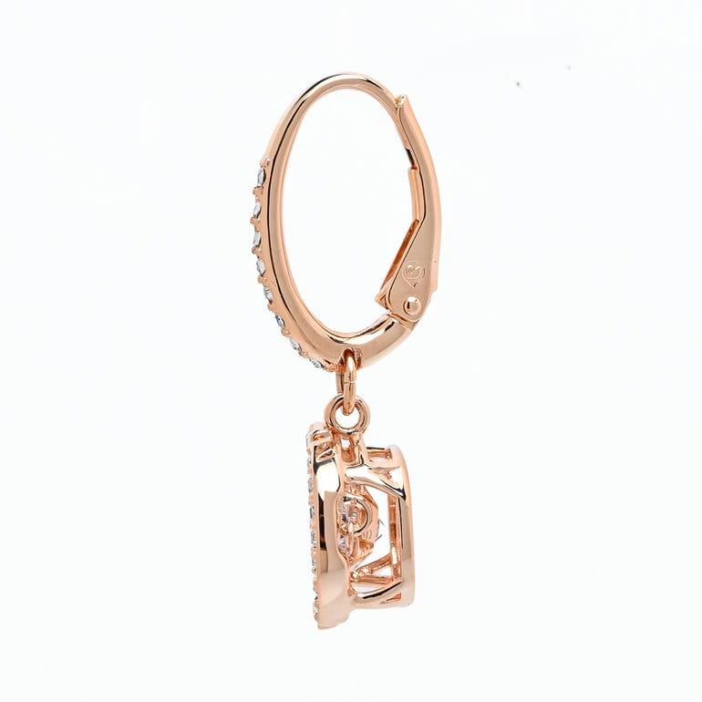 スワロフスキー Una ドロップピアス ローズゴールドストーン 箱付き SWAROVSKI（スワロフスキー） ピアス Una ドロップピアス クリア