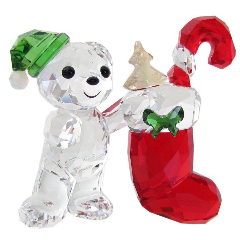 SWAROVSKI クリスタルベア　クリスマス　2020年限定生産品 SWAROVSKI（スワロフスキー） クリスタルフィギュア KRISベア