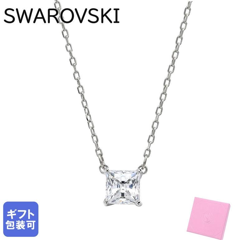 スワロフスキー SWAROVSKI ネックレス ペンダント レディース Attract necklace アトラクト シルバー クリア 5510696｜alevelshop