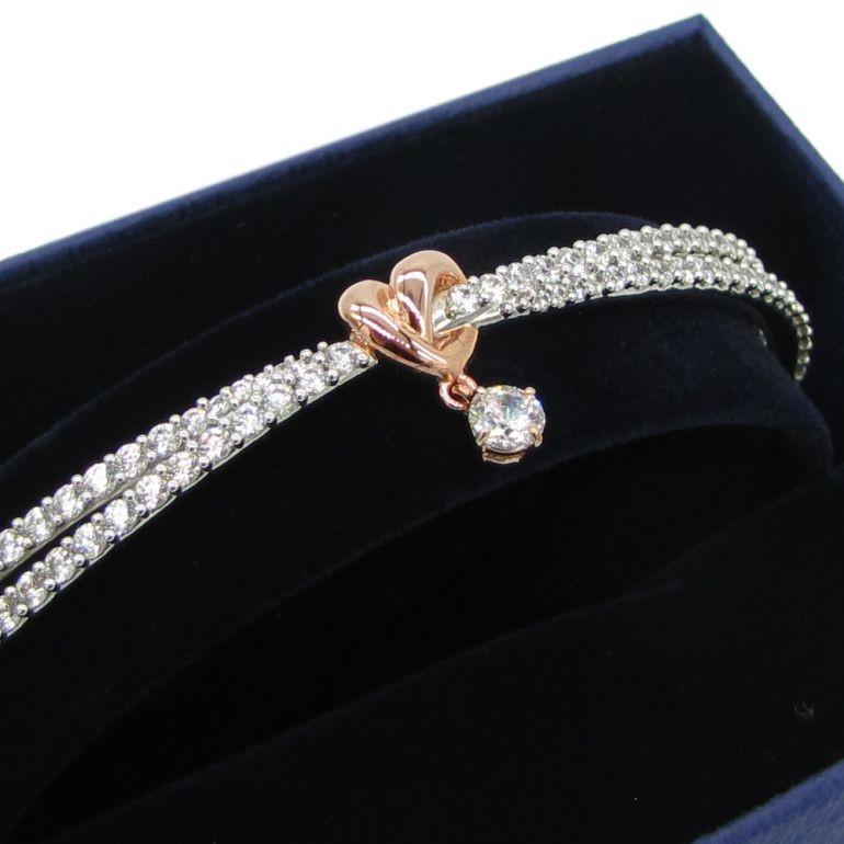 スワロフスキー SWAROVSKI ブレスレット バングル レディース LIFELONG HEART シルバー 5516544 スワロフスキー SWAROVSKI ブレスレット バングル レディース LIFELONG HEART シルバー 5516544