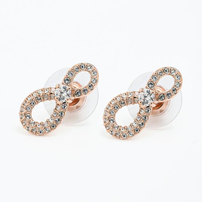 SWAROVSKI スワロフスキー ネックレス ピアス セット INFINITY SWAROVSKI スワロフスキー ネックレス ピアス セット INFINITY