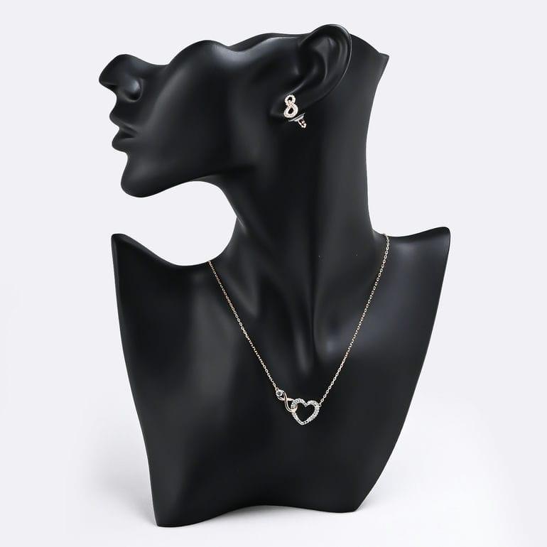 SWAROVSKI スワロフスキー ネックレス ピアス セット INFINITY SWAROVSKI スワロフスキー ネックレス ピアス セット INFINITY