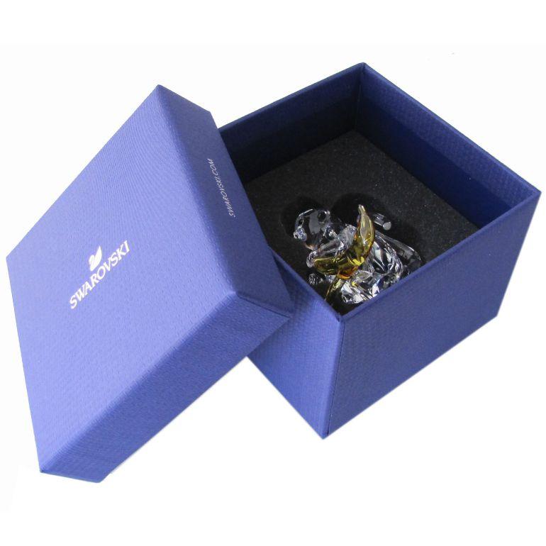 SWAROVSKI スワロフスキー クリスタルフィギュア サルとバナナ SWAROVSKI スワロフスキー クリスタルフィギュア サルとバナナ