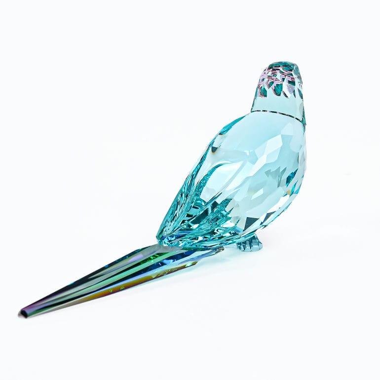 美品 SWAROVSKI オブジェ Jungle Beats ブルーインコ Jungle Beats Parakeet Couple Fife & Fifer | Swarovski