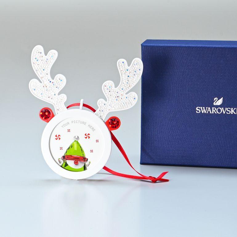 スワロフスキークリスマストナカイケース付￼ 美品