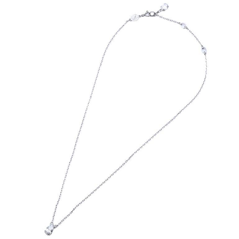 スワロフスキー SWAROVSKI ネックレス レディース Millenia ミレニア ペアカット ペンダント シルバー 5636708の画像