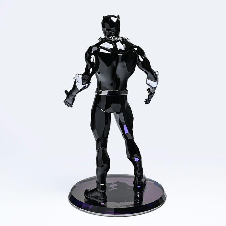スワロフスキー クリスタルフィギュア マーベル Marvel ブラックパンサー Black Panther 5645683 インテリア オブジェ 置物｜alevelshop｜02