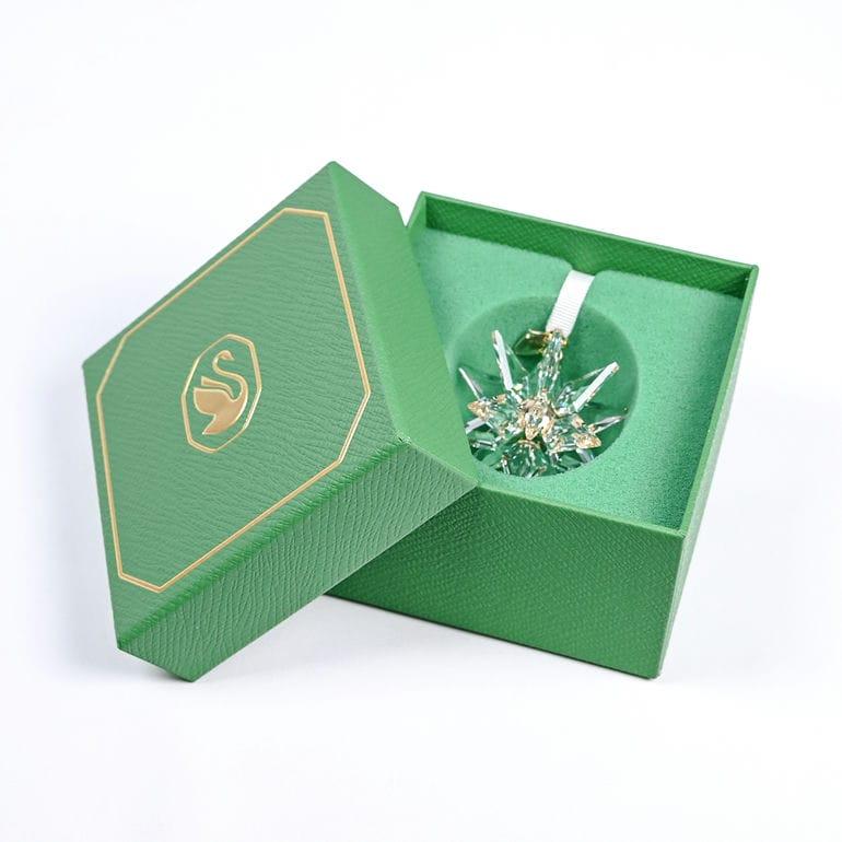 SWAROVSKI（スワロフスキー） オーナメント Annual Edition 3D クリスマスオーナメント クリア 5651397 ...