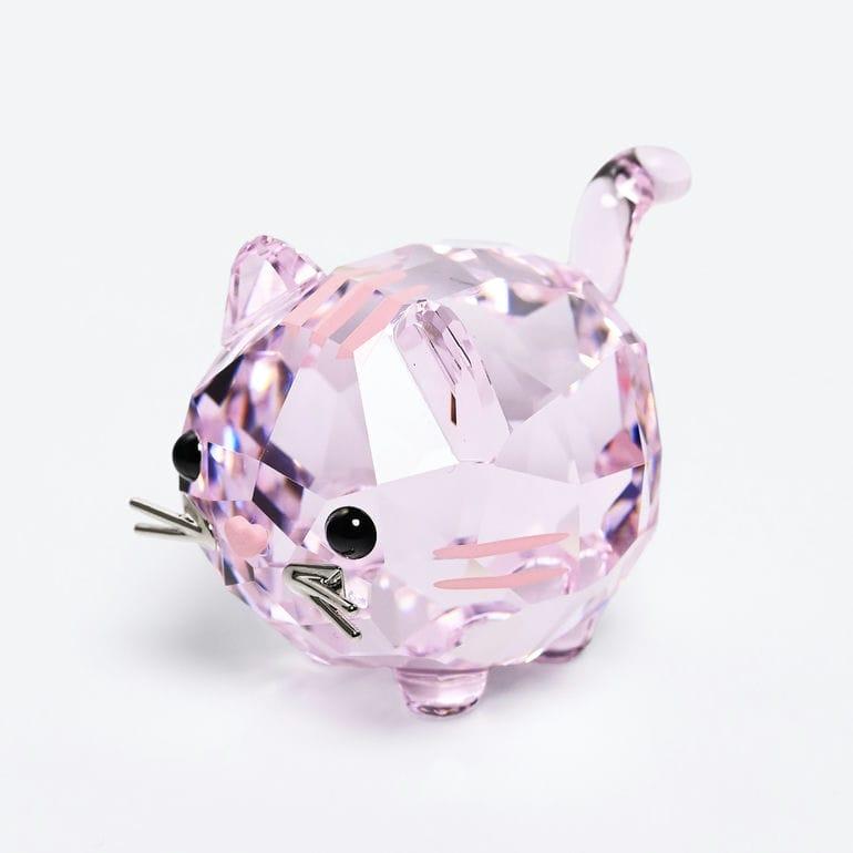 SWAROVSKI スワロフスキー クリスタルフィギュア Chubby Cats SWAROVSKI スワロフスキー クリスタルフィギュア Chubby Cats