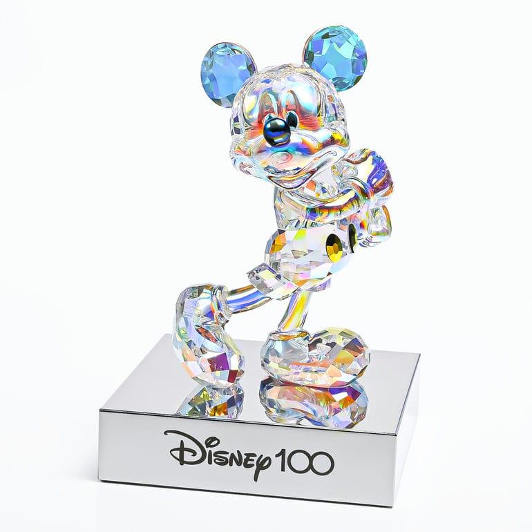 ★希少品★スワロフスキー　ディズニーコレクション　置物　ミッキーマウス　美品 SWAROVSKI（スワロフスキー） クリスタルフィギュア ディズニー 100