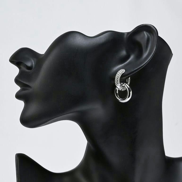 SWAROVSKI スワロフスキー ピアス 2023AW Dextera フープピアス SWAROVSKI スワロフスキー ピアス 2023AW Dextera フープピアス