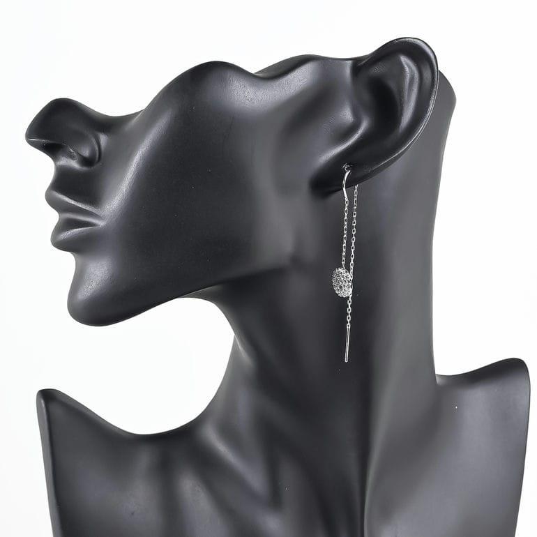 SWAROVSKI（スワロフスキー） ピアス Sublima ドロップピアス クリア