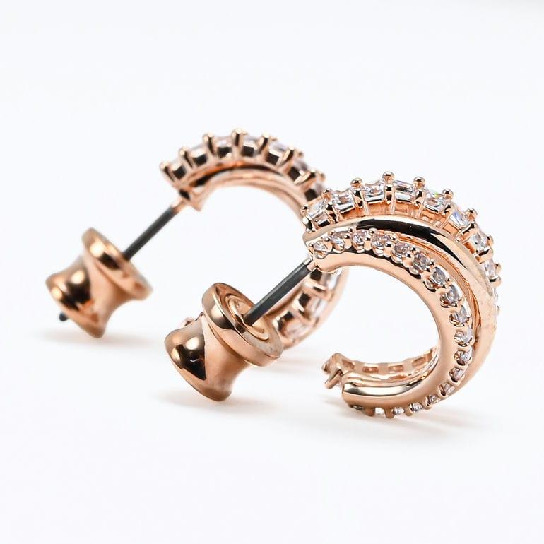 SWAROVSKI スワロフスキー ピアス Hyperbola フープピアス SWAROVSKI スワロフスキー ピアス Hyperbola フープピアス
