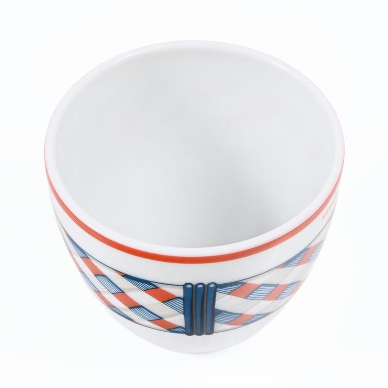 エルメス タンブラー NO1 90ml トレサージュ エケストル Tressages questres 馬具 飾り紐 57040P2 057040P2 洋食器 高級の画像