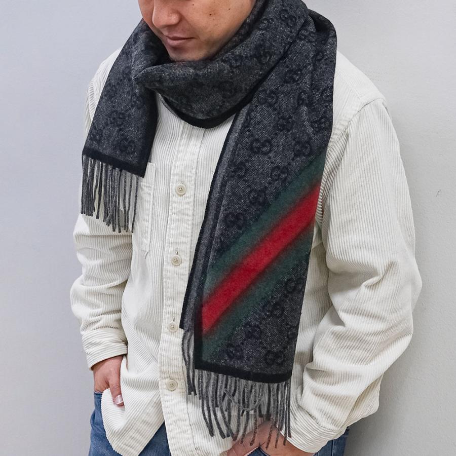 GUCCI グッチ マフラー メンズ レディース 男女兼用 GG柄 GUCCI グッチ マフラー メンズ レディース 男女兼用 GG柄