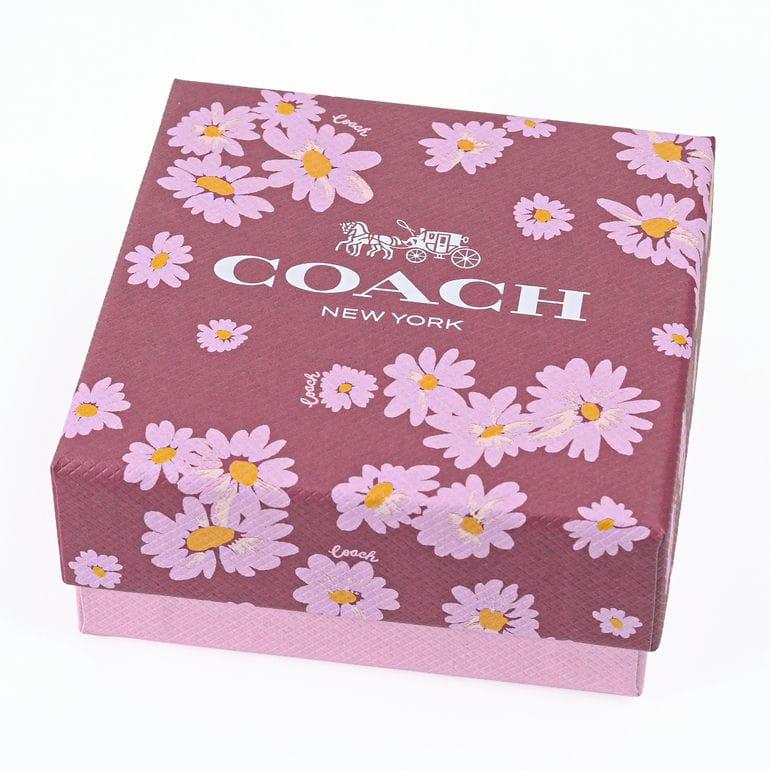 コーチ COACH ネックレス ピアス セット シグネチャー Cロゴ ハート クリスタル レディース クリア ゴールド 571285GLD110 ジュエリー アクセサリーの画像