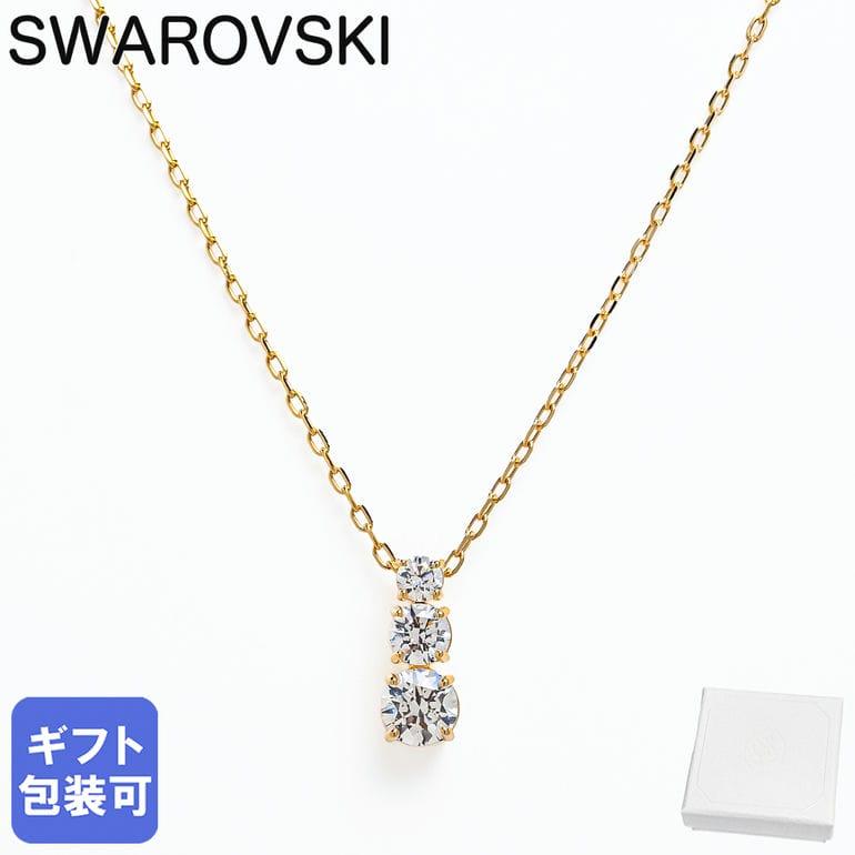 未使用級 Swarovski スワロフスキー ネックレス クリスタル ゴールド SWAROVSKI（スワロフスキー） ネックレス Stilla Attract クリア