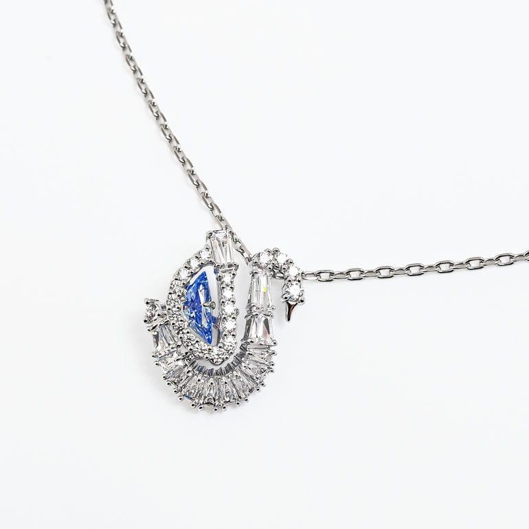 SWAROVSKI（スワロフスキー） ネックレス Swan スワン クリア ブルー 