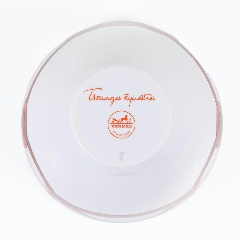 エルメス タンブラー スモールカップ 240ml トレサージュ エケストル Tressages questres 馬具 飾り紐 57240P 057240P 洋食器 高級_3