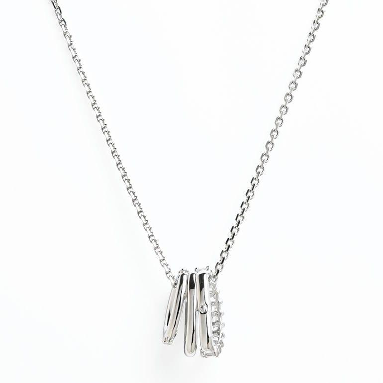 SWAROVSKI（スワロフスキー） ネックレス Hyperbola クリア シルバー