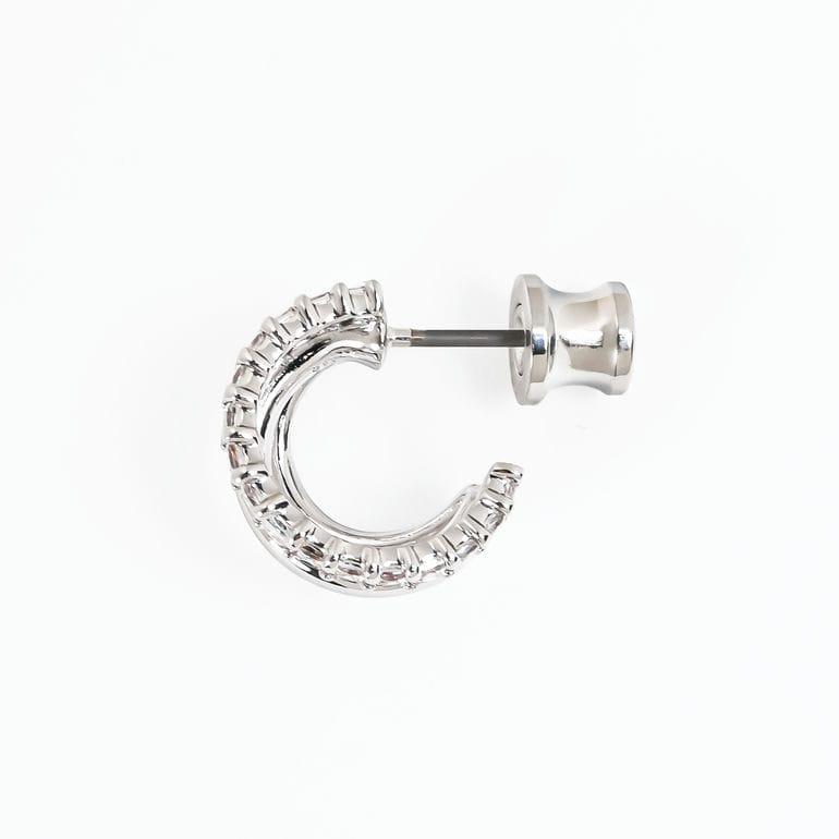SWAROVSKI（スワロフスキー） ピアス Hyperbola フープピアス クリア