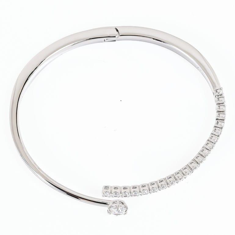う*マ様 極美品 スワロフスキー パヴェクリスタル バングル クリスタル ライン SWAROVSKI（スワロフスキー） バングル Matrix マトリックス