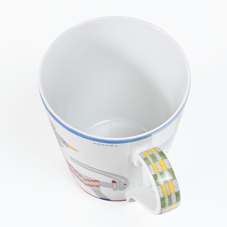 エルメス マグカップ ペア 2個セット NO1 NO2 300ml アニモー ナッテ Animaux nattes 58231P 058231P 洋食器 高級の画像