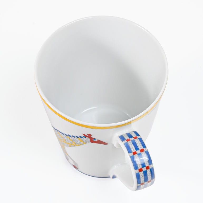 エルメス マグカップ ペア 2個セット NO1 NO2 300ml アニモー ナッテ Animaux nattes 58231P 058231P 洋食器 高級の画像
