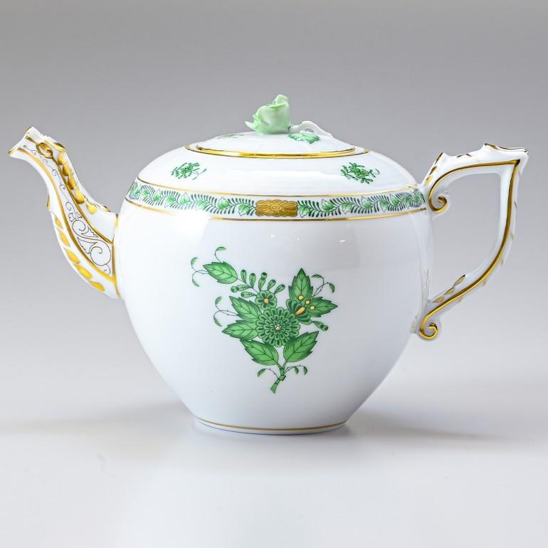 ヘレンド（HEREND） ティーポット アポニーグリーン 洋食器 800ml 