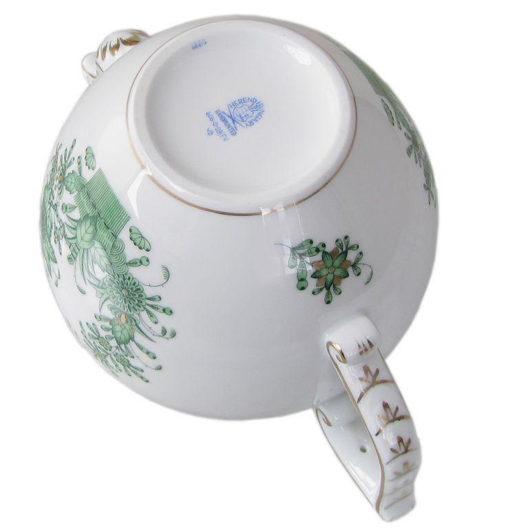 【希少・美品】ヘレンド（Herend）高級ポーセリン オーバルプレート アポニー・グリーン オーバルディッシュ | 商品詳細 | 高島屋
