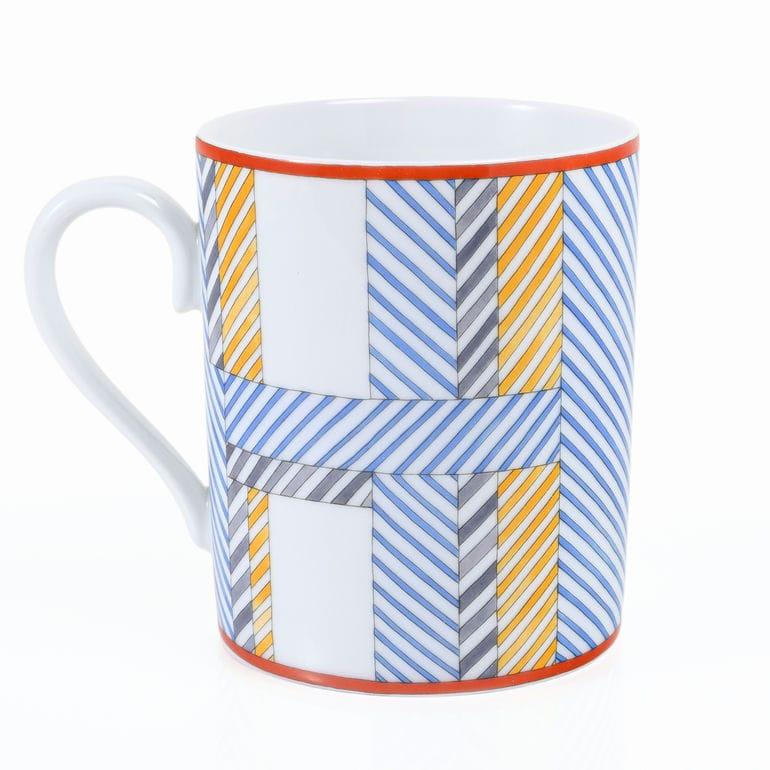 HERMES（エルメス） マグカップ 300ml HIDDEN ヒドゥン H NO2 ブルー