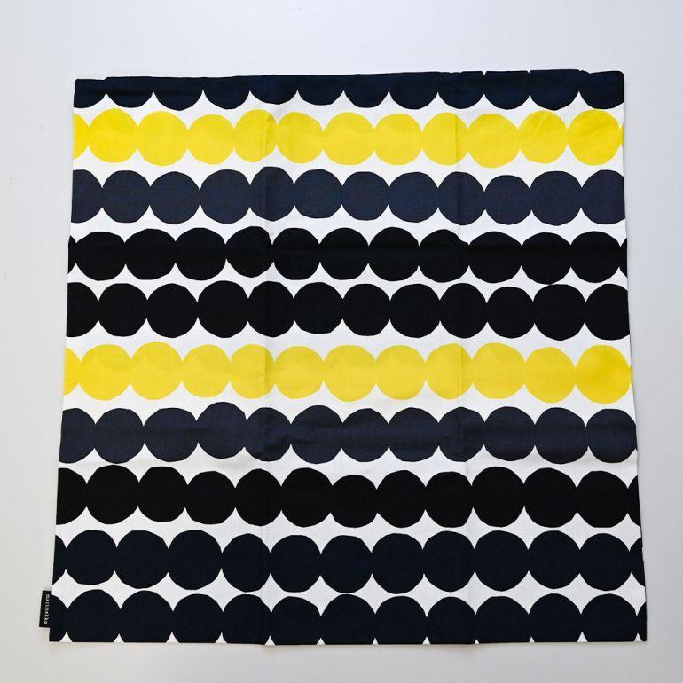 マリメッコ　クッションカバー　4枚セット　50×50㎝　ラシィマット　イエロー marimekko（マリメッコ） クッションカバー 50×50cm Rasymatto