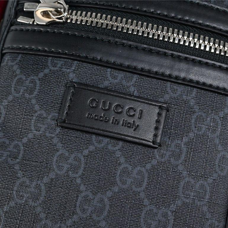 GUCCI グッチ ショルダーバッグ GGスプリーム メンズ ブラック GUCCI グッチ ショルダーバッグ GGスプリーム メンズ ブラック